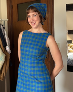 Load image into Gallery viewer, Wool Boatneck Mini Dress with Bandana
