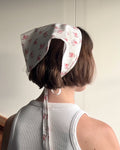 polkadot floral bandana