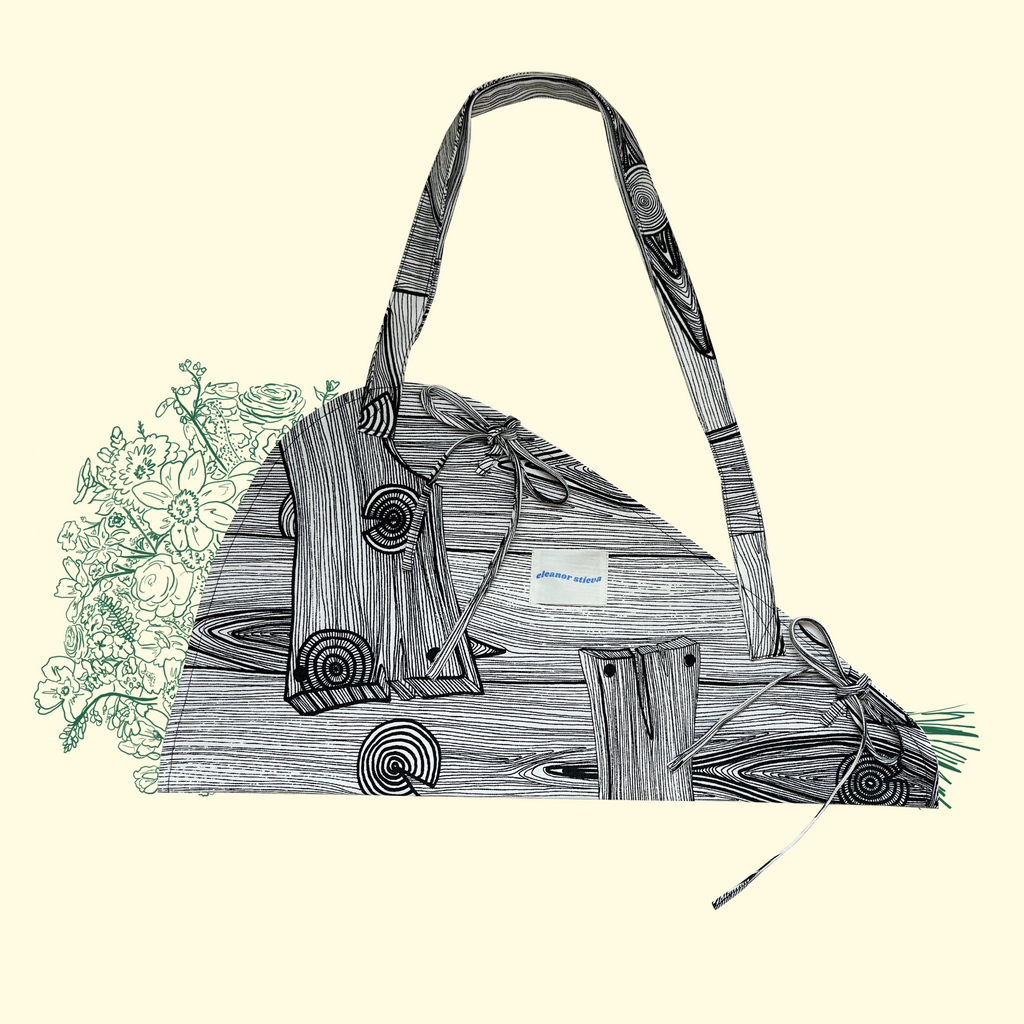 wooden flower bag