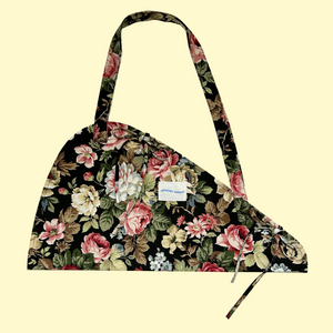 night floral flower bag