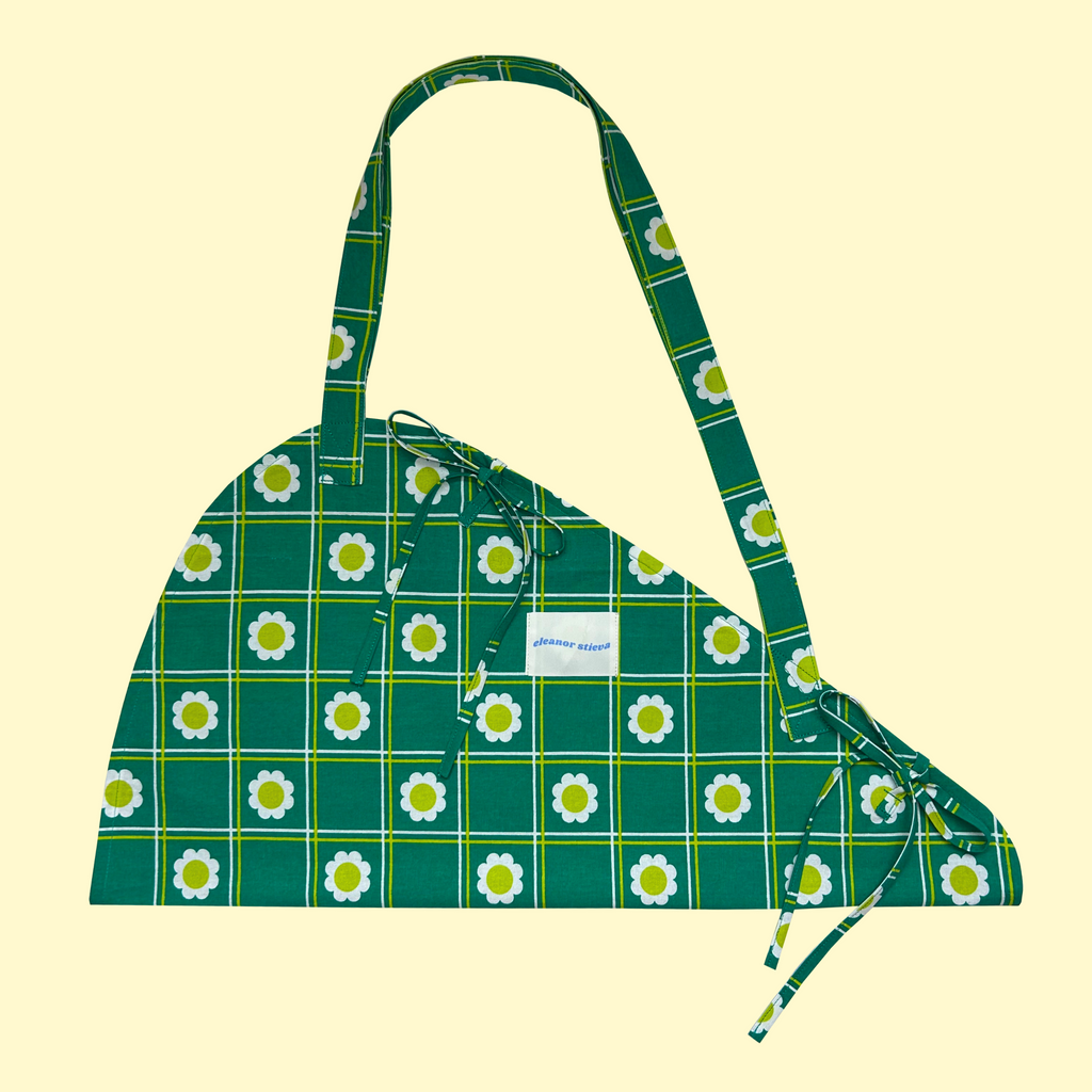 mod floral flower bag