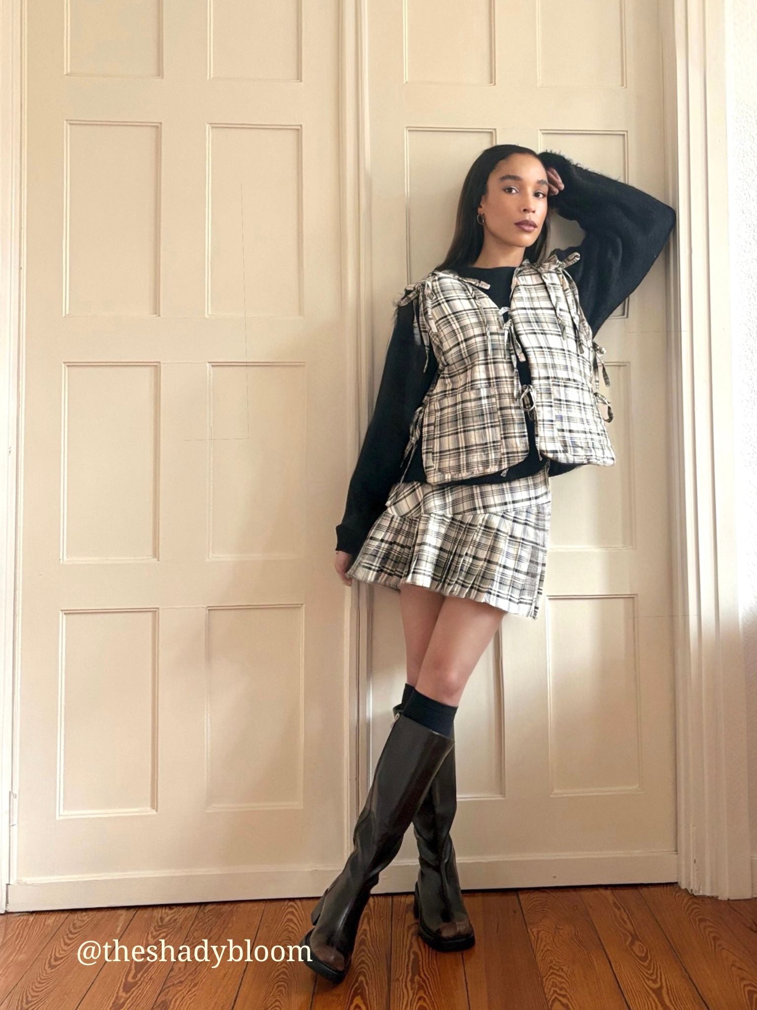 reversible modular vest pattern