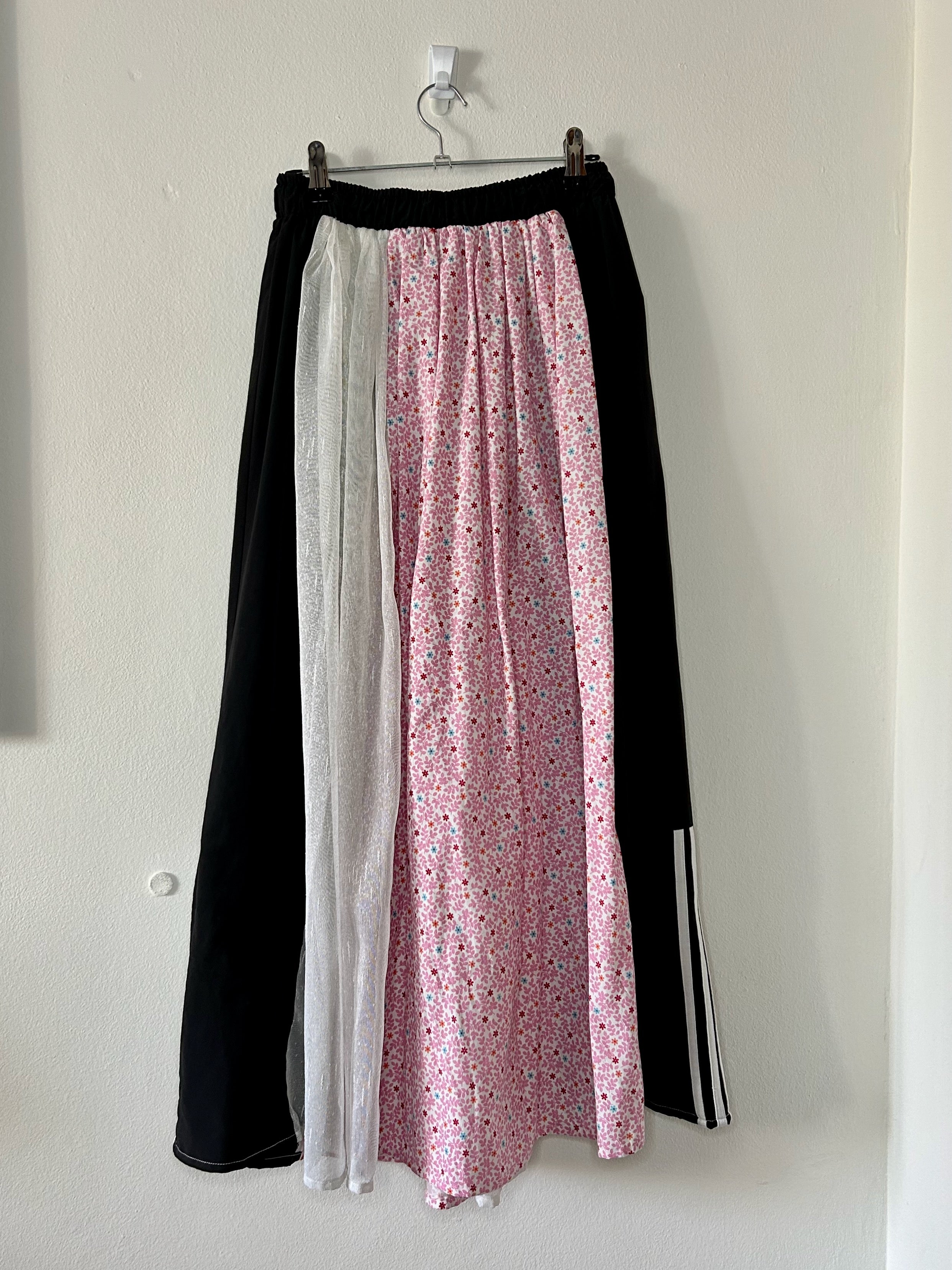upcycled adidas skirt