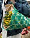 mod floral flower bag