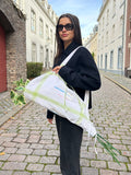 embroidered flower bag