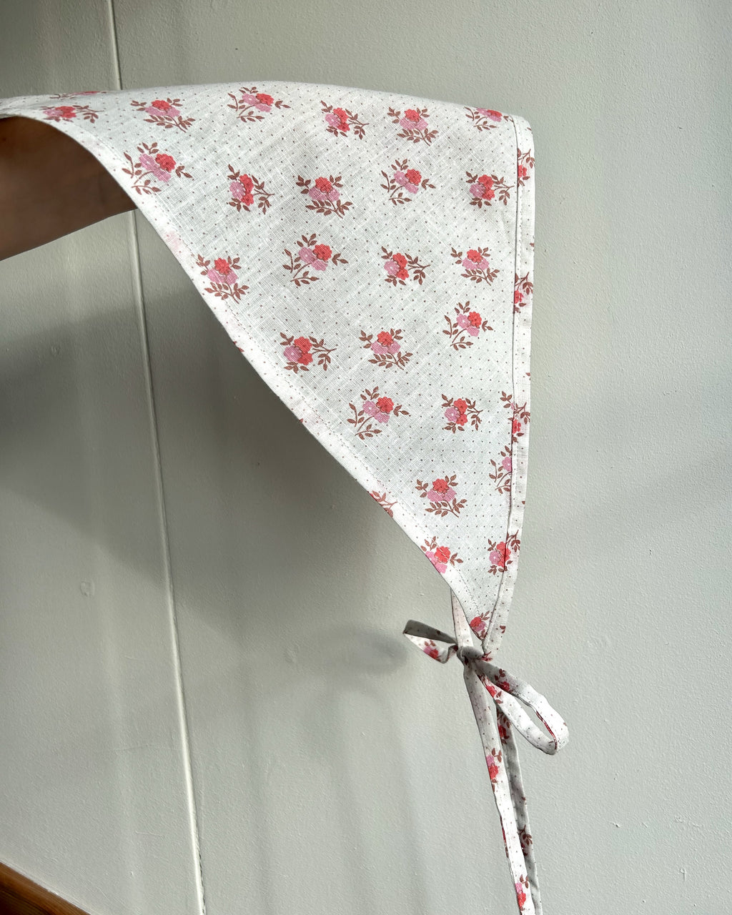 polkadot floral bandana
