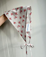 Load image into Gallery viewer, polkadot floral bandana
