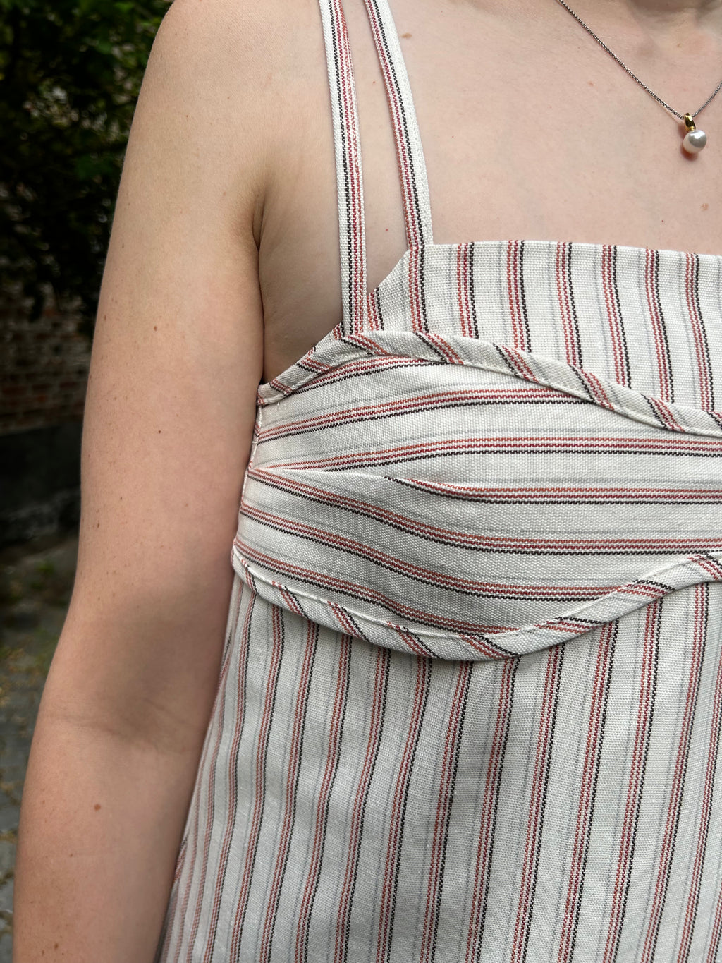 exposed bra dress