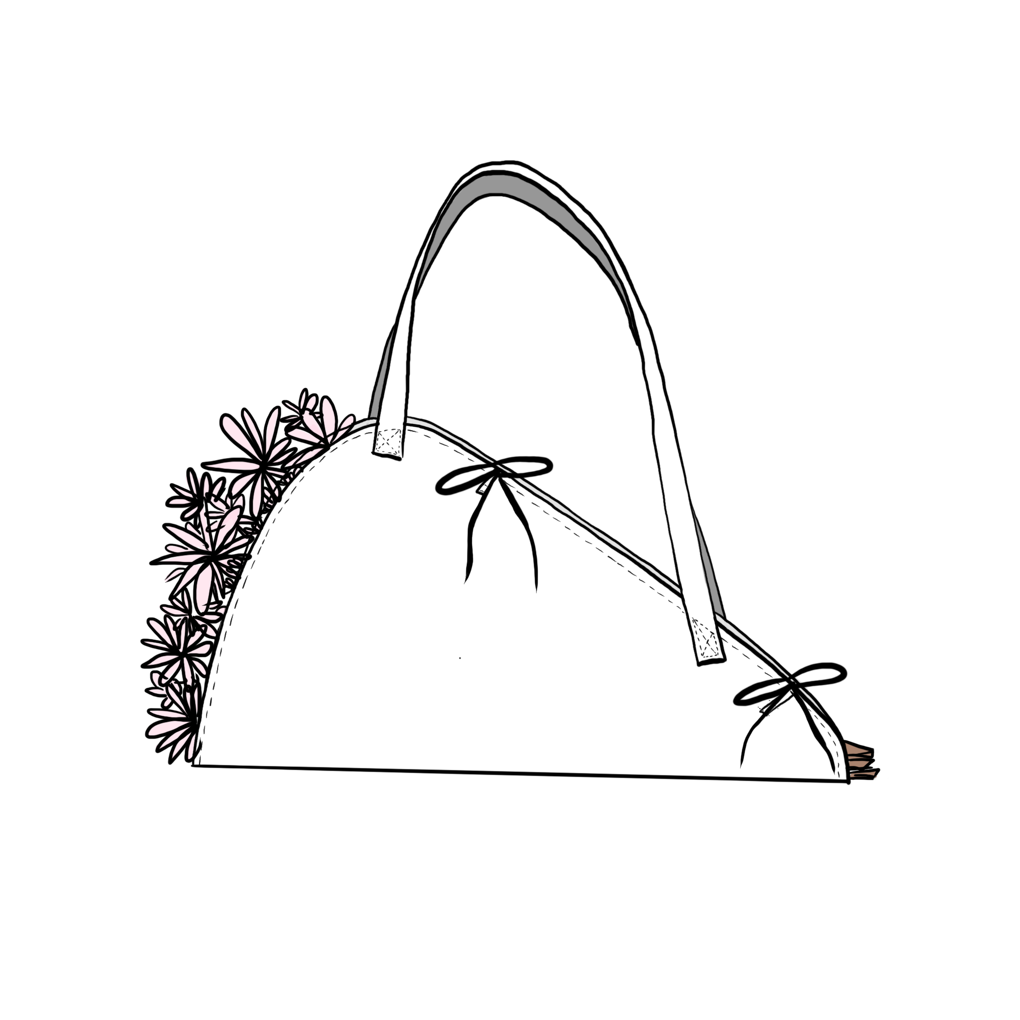 XL & small flower bag patterns