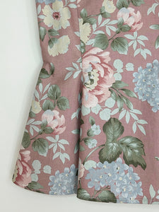 dusty rose floral XS