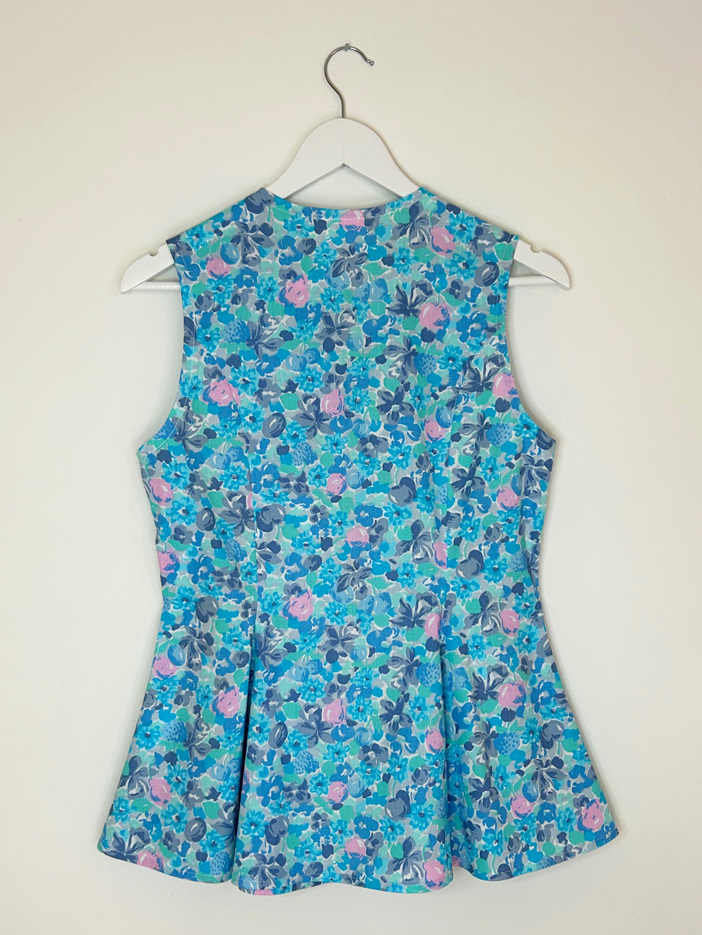 marine floral summer top